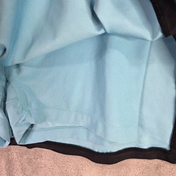 Womens Nike Blue Dri-Fit Athletic Skort Skirt Polyester Stretch Elastic Waist M - Picture 3 of 8